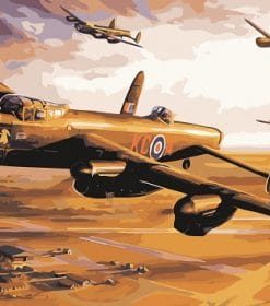 Avro Lancaster Bomber Paint By Numbers