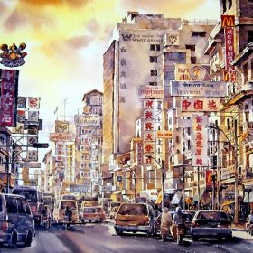 Crowded Hong Kong Paint By Numbers