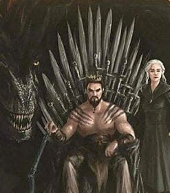 Daenerys With Khal Drogo Paint By Numbers