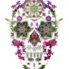 Garden Flowers Skull Paint By Numbers