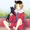 Girl With Cute Cat Paint By Numbers