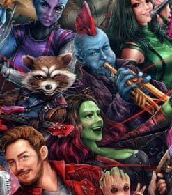 Guardians of the Galaxy Paint By Numbers