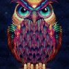 Hipster Owl Paint By Numbers