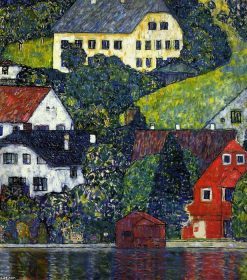Houses At Unterach On Attersee Paint By Numbers