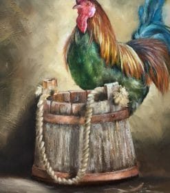 Rooster Clipart Paint By Numbers