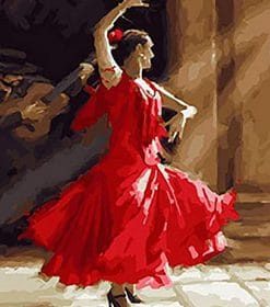 Spanish Ballet Dancer Paint By Numbers