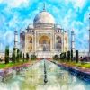 The Taj Mahal Paint By Numbers