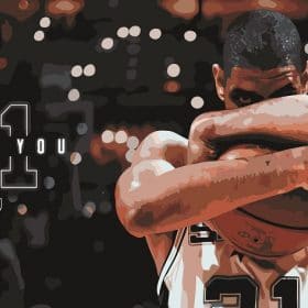 Tim Duncan Paint By Numbers