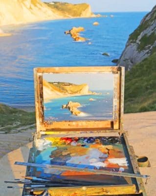 Purbeck Heritage Coast England Paint by numbers