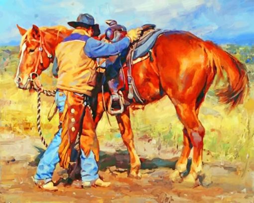 Aesthetic Cowboy Paint by numbers