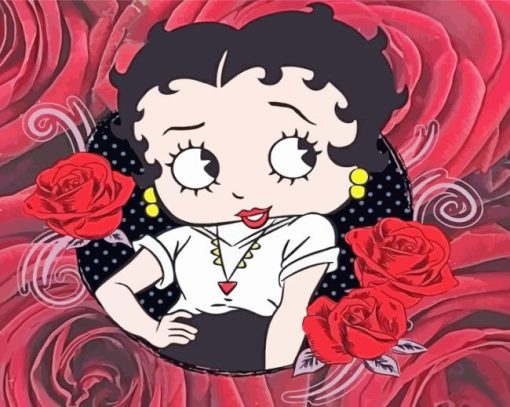 Cute Betty Boop Paint By Numbers