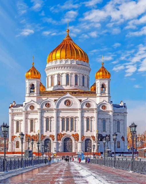 Cathedral of Christ the Saviour paint by numbers