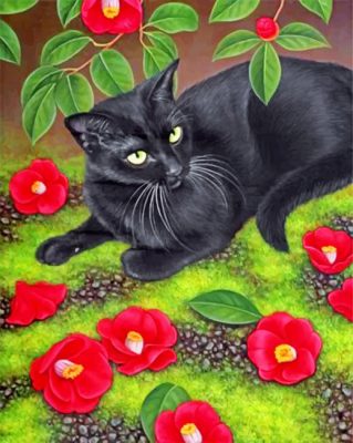 black-cat-paint-by-numbers