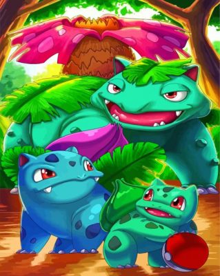 pokemon-bulbasaur-evolution-paint-by-number