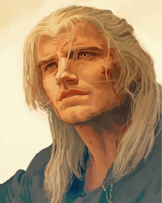 Geralt-paint-by-numbers