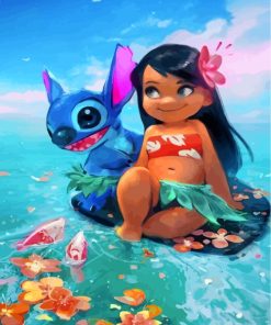 Lilo And Stitch Paint by numbers