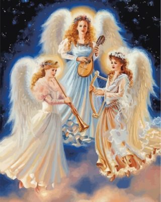 Musicians Angels Paint by numbers