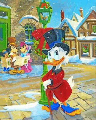 mickey-mouse-family-and-donald-duck-paint-by-numbers