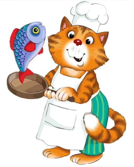 Cartoon Cat Cooking Paint by numbers