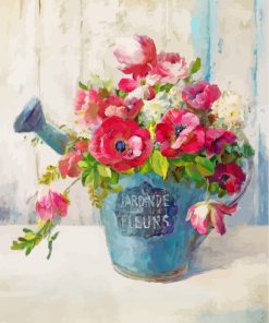 Flower Vase Paint by numbers