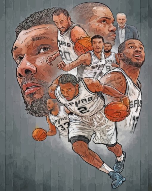 aesthetic-San-Antonio-Spurs-paint-by-numbers