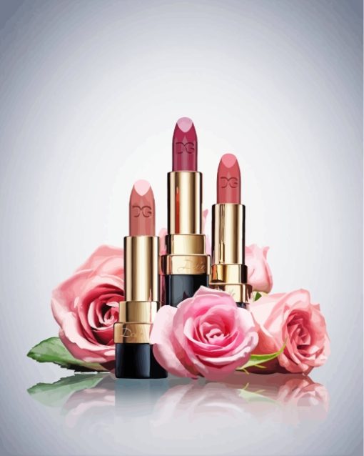 dolce-and-gabbana-lipstick-with-flowers-paint-by-numbers