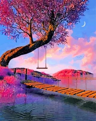 dreamy-landscape-Hokkaido-paint-by-number