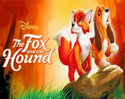 Fox And The Hound Paint by numbers