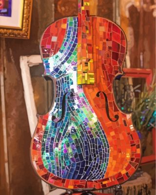 Violin Mosaic