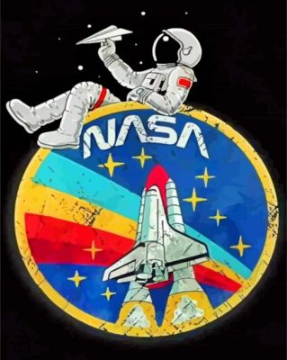 Nasa Space Man paint by numbers