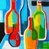 Abstract Bottles Paint By Numbers