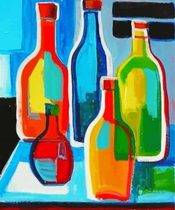 Abstract Bottles Paint By Numbers