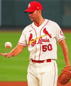 Adam Wainwright Baseball Player Paint By Numbers