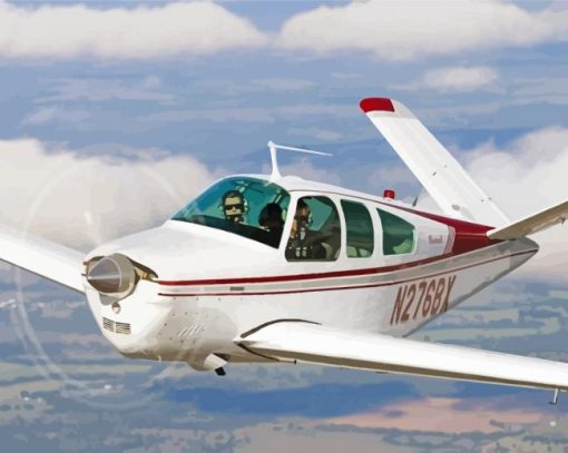 Beechcraft Bonanza Aircraft Paint By Numbers