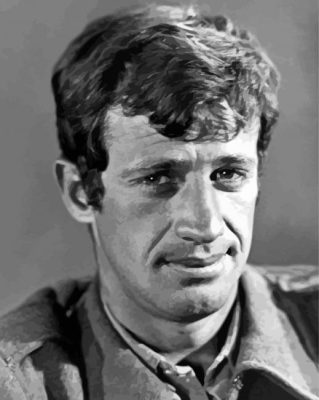 Black And White Jean Paul Belmondo Paint By Numbers