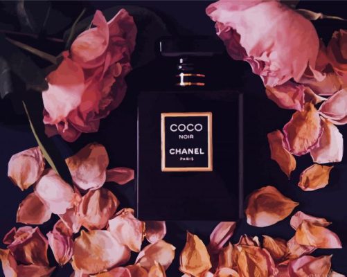 Coco Noir With Flowers Paint By Numbers