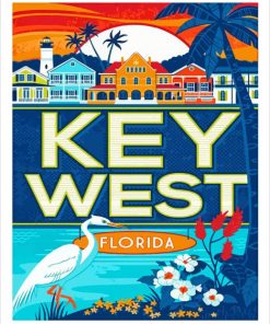 Florida Keys Poster Paint By Numbers