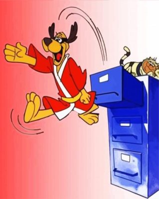 Hong Kong Phooey Cartoon Paint By Number