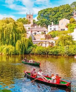 Knaresborough Town In England Paint By Numbers