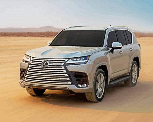 Lexus Gx In The Desert Paint By Number