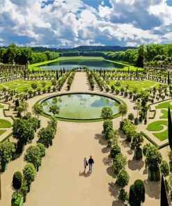 Palace Of Versailles Garden Paint By Numbers