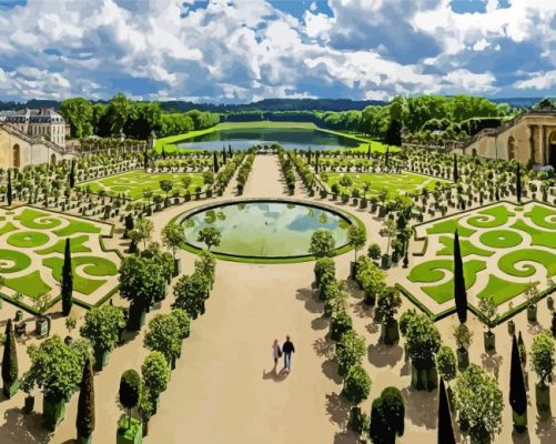 Palace Of Versailles Garden Paint By Numbers