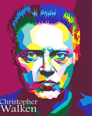 Pop Art Christopher Walken Paint By Numbers