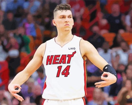 Professional Basketball Player Tyler Herro Paint By Numbers