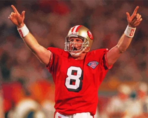 Steve Young Player Paint By Numbers