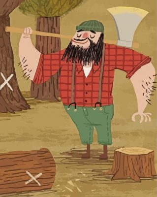 The Lumberjack Paint By Numbers