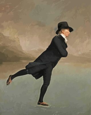 The Skating Minister By Henry Raeburn Paint By Numbers