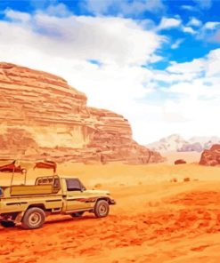 The Wadi Rum Desert Paint By Numbers