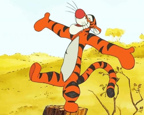 Tigger Disney Character Paint By Numbers