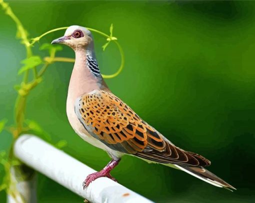 Turtle Dove Paint By Numbers